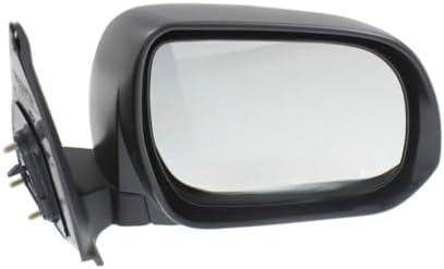 Driver and Passenger Side Mirrors, Manual Adjust, Manual Folding, Non-Heated, Textured Black, No Signal Light, No Memory, No Puddle Light, No Auto-Dimming For 2012-2015 Toyota Tacoma