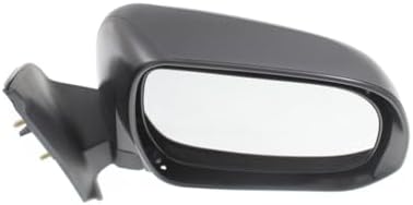 Driver and Passenger Side Mirrors, Manual Adjust, Manual Folding, Non-Heated, Textured Black, No Signal Light, No Memory, No Puddle Light, No Auto-Dimming For 2012-2015 Toyota Tacoma