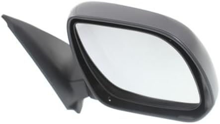 Driver and Passenger Side Mirrors, Manual Adjust, Manual Folding, Non-Heated, Textured Black, No Signal Light, No Memory, No Puddle Light, No Auto-Dimming For 2012-2015 Toyota Tacoma