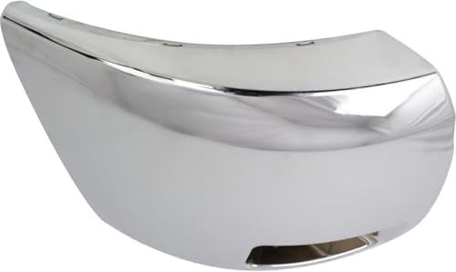 Front, Passenger Side Bumper End, Chrome Steel For 2007-2012 Chevrolet Silverado 2500 HD 3500 HD