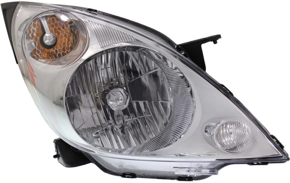Driver and Passenger Side Headlights, Halogen, with wiring harness For 2013-2015 Chevrolet Spark