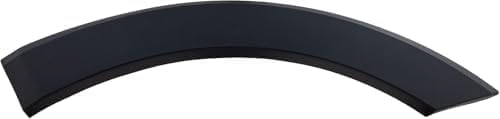 Front, Passenger Side Fender Flares, Textured Black, Mounts On Door, CAPA Certified For 2015-2019 Ford Transit