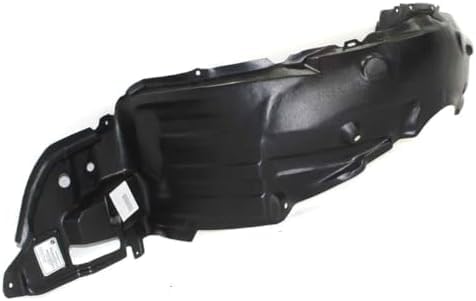 Front, Driver and Passenger Side, Fender Liners For 2009-2010 Toyota Corolla