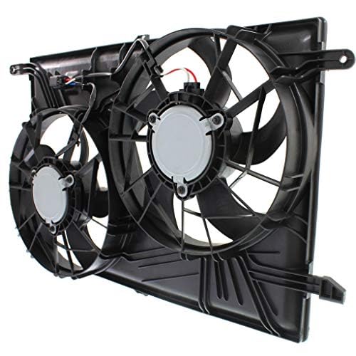 APTF0060 Dual Fan Assembly w/o Controller For 2007-2017 GMC Acadia / 2009-2017 Chevrolet Traverse