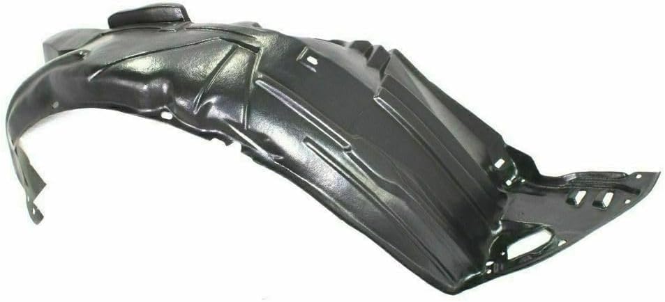 3-Piece Kit, Front, Driver and Passenger Side Fender Liner, Coupe, Includes (1) Engine Splash Shield and (2) Fender Liner For 2006-2011 Honda Civic