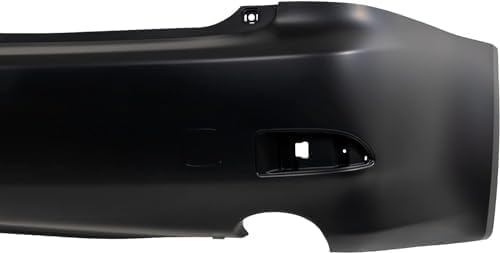Rear Primed Bumper Cover, Base Model, Without Park Distance Control Sensor and Pre-Collision System Holes For 2006-2008 Lexus IS250/IS350