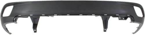 Rear, Lower Textured Bumper Cover, For Models Without Rear Object Sensor Holes For 2014-2019 Toyota Highlander