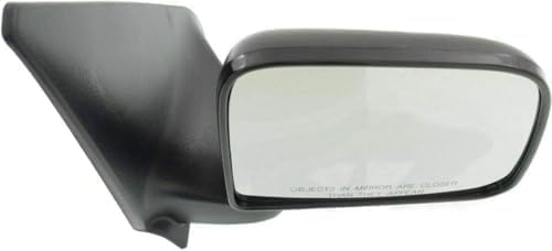Driver Side Mirror, Manual Adjust, Manual Folding, Non-Heated, Textured Black, No Signal Light, No Memory, No Puddle Light, No Auto-Dimming, No Blind Spot Feature For 1993-2005 Ford Ranger / 1994-2002 Mazda B-Series