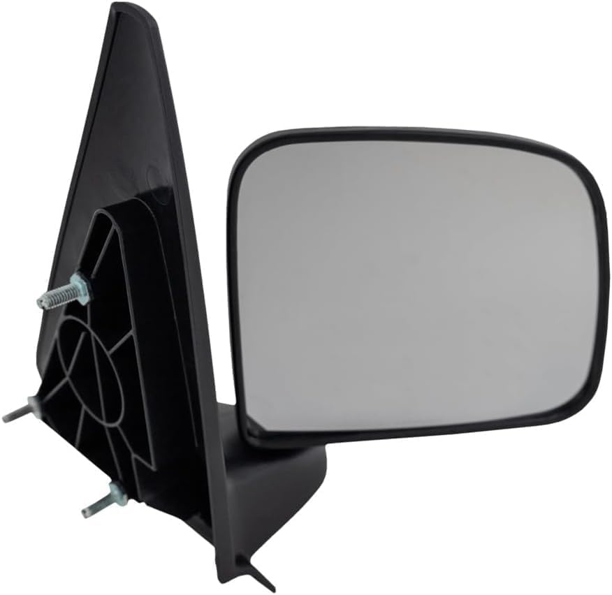Driver Side Mirror, Manual Adjust, Manual Folding, Non-Heated, Textured Black, No Signal Light, No Memory, No Puddle Light, No Auto-Dimming, No Blind Spot Feature For 1993-2005 Ford Ranger / 1994-2002 Mazda B-Series