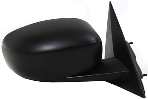 Passenger Side Mirror, Power Adjust, Non-Folding, Non-Heated, Textured Black, No Signal Light, No Memory, No Puddle Light, No Auto-Dimming, No Blind Spot Feature For 2006-2010 Dodge Charger / 2007-2010 Chrysler 300