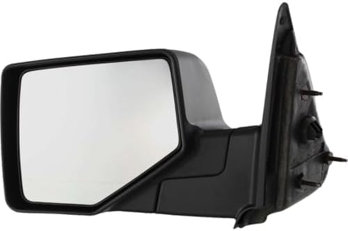 Driver and Passenger Side Mirrors, Manual Adjust, Manual Folding, Non-Heated, Textured Black, No Signal Light, No Memory, No Puddle Light, No Auto-Dimming For 2006-2011 Ford Ranger / 2006-2009 Mazda Pickup