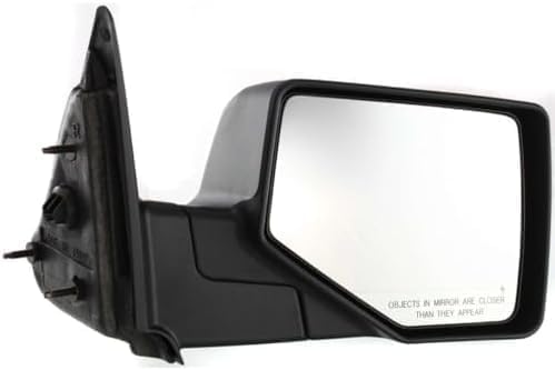 Driver and Passenger Side Mirrors, Manual Adjust, Manual Folding, Non-Heated, Textured Black, No Signal Light, No Memory, No Puddle Light, No Auto-Dimming For 2006-2011 Ford Ranger / 2006-2009 Mazda Pickup