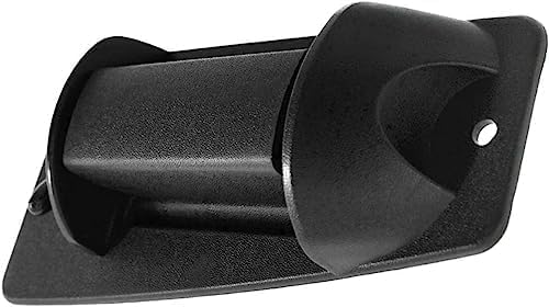 Rear, Driver Side Textured Black Bezel with Textured Black Lever Exterior Door Handle, Without Key Hole, Extended Cab Pickup For 1999-2006 Chevrolet Silverado/GMC Sierra