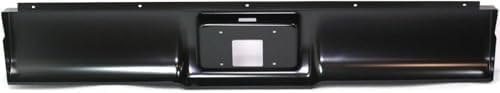Rear Roll Pan, Steel, Fleetside, with License Plate Provision, Includes License Plate Light and Mounting Hardware For 1988-1998 Chevrolet/GMC C/K-Series
