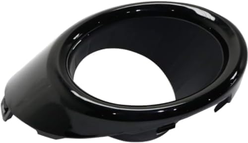 Front, Driver Side Fog Light Trim, Primed, Ring Bezel, Sedan, 2.4L Engine For 2013-2015 Honda Civic
