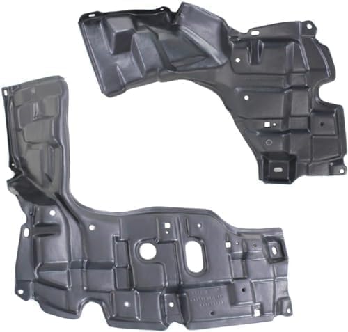 Front, Driver and Passenger Side Engine Splash Shields For 2012-2014 Scion xD & 2011-2014 Toyota Yaris Hatchback