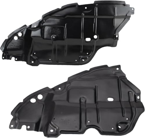 Driver and Passenger Side Engine Splash Shields For 2007-2010 Toyota Camry