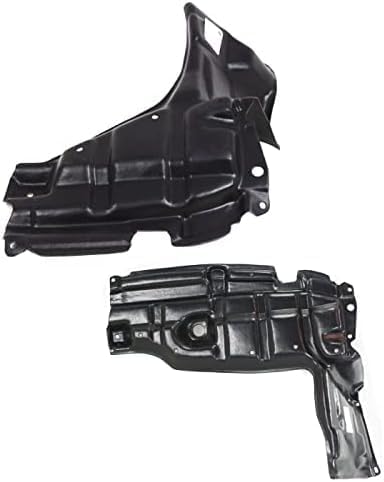 Driver and Passenger Side Engine Splash Shields For 2007-2012 Toyota Yaris
