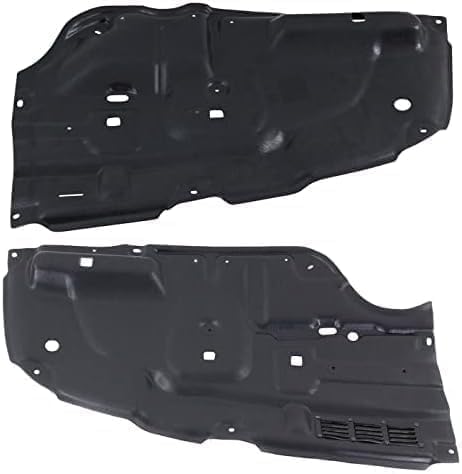 Front, Driver and Passenger Side Engine Splash Shields For 2011-2012 Toyota Avalon