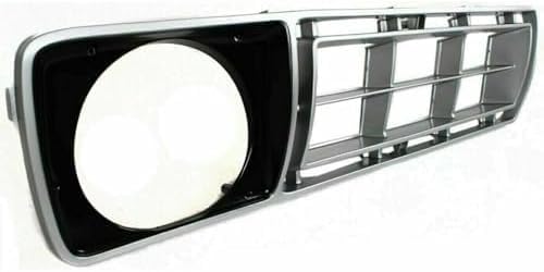 Driver and Passenger Side Grille Assemblies, Silver Shell and Insert, Grille For 1976-1977 Ford F-Series