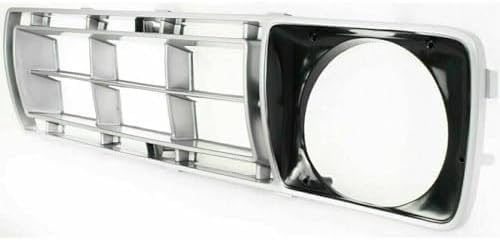 Driver and Passenger Side Grille Assemblies, Silver Shell and Insert, Grille For 1976-1977 Ford F-Series