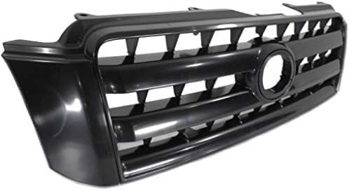 Grille Assembly, Painted Black Shell and Insert For 2004-2007 Toyota Highlander