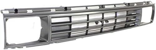 Grille Assembly, Painted Dark Silver Shell with Painted Black Insert For 1987-1988 Toyota Pickup