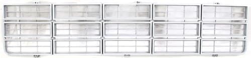 Grille Assembly, Silver Shell and Insert For 1977-1980 Chevrolet C-K Series
