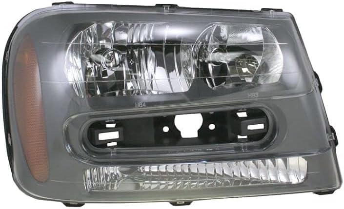 Driver and Passenger Side Halogen Headlight, OE Comparable Finish For 2002-2009 Chevrolet Trailblazer