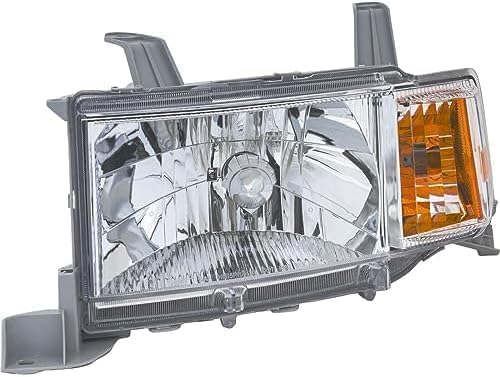 Driver and Passenger Side Halogen Headlight, Without bulb(s), OE Comparable Finish For 2004-2006 Scion XB