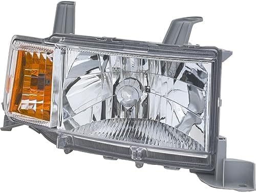 Driver and Passenger Side Halogen Headlight, Without bulb(s), OE Comparable Finish For 2004-2006 Scion XB