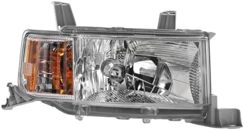 Driver and Passenger Side Halogen Headlight, Without bulb(s), OE Comparable Finish For 2004-2006 Scion XB