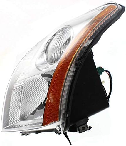 Driver and Passenger Side Halogen Headlight OE Comparable Finish, Sedan For 2007-2009 Nissan Sentra