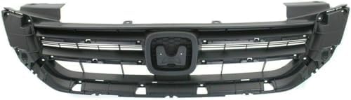 3-Piece Kit, Front Primed Bumper Cover, Sedan, EX/EX-L/LX/Sport Models, without Adaptive Cruise Control, Includes (1) Bumper Cover, (1) Bumper Grille, and (1) Grille For 2013-2015 Honda Accord