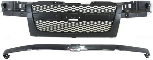 2-Piece Kit, Grille Paintable, Includes (1) Grille Shell and Insert and (1) Grille Trim For 2004-2012 Chevrolet Colorado