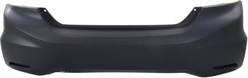 Rear, Upper Primed Bumper Cover, Sedan, 1.5L/1.8L Engine, CAPA Certified For 2013-2015 Honda Civic