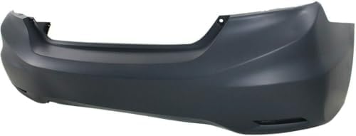 Rear, Upper Primed Bumper Cover, Sedan, 1.5L/1.8L Engine, CAPA Certified For 2013-2015 Honda Civic
