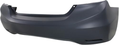 Rear, Upper Primed Bumper Cover, Sedan, 1.5L/1.8L Engine, CAPA Certified For 2013-2015 Honda Civic