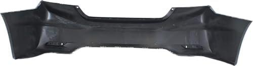 Rear, Upper Primed Bumper Cover, Sedan, 1.5L/1.8L Engine, CAPA Certified For 2013-2015 Honda Civic