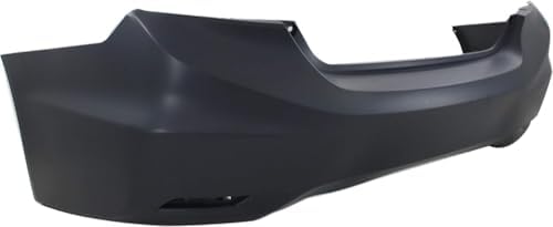 Rear, Upper Primed Bumper Cover, Sedan, 1.5L/1.8L Engine, CAPA Certified For 2013-2015 Honda Civic