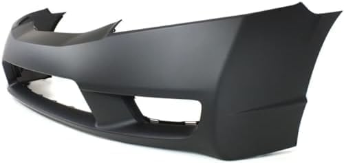 2-Piece Kit, Front Primed Bumper Cover, Sedan, Includes (1) Bumper Cover and (1) Grille For 2009-2011 Honda Civic