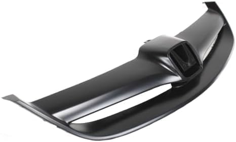 Grille, Painted Black, Sedan For 2004-2005 Honda Civic