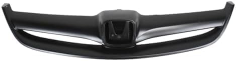 Grille, Painted Black, Sedan For 2004-2005 Honda Civic