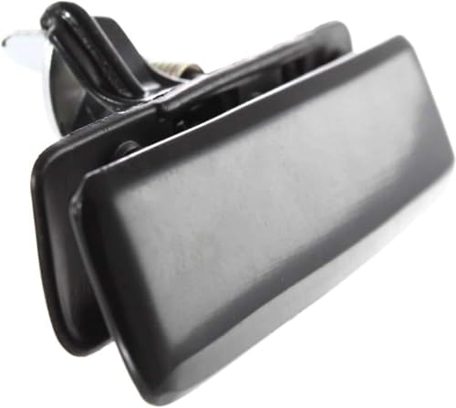 Front, Driver Side Smooth Black Exterior Door Handle, Without Key Hole For 1992-2005 Chevrolet Astro/Safari