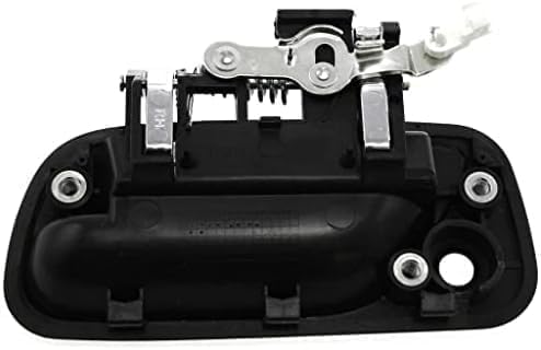 Front, Passenger Side Chrome Lever with Black Bezel Exterior Door Handle, With Key Hole For 1993-1998 Toyota T100