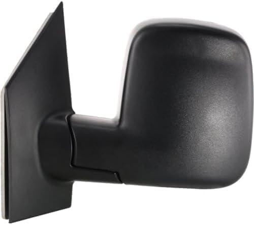Driver and Passenger Side Mirror, Manual Adjust, Non-Heated, Manual Folding, Textured Black, No Signal Light, No Memory, No Puddle Light, No Auto-Dim, No Blind Spot Feature For 2003-2007 Chevrolet Express/Savana Van