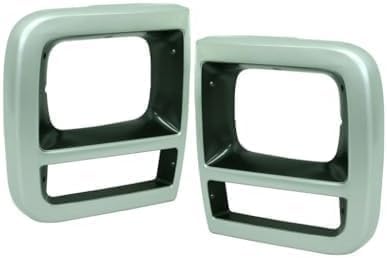 Driver and Passenger Side Headlight Door, Primed For 1994-1996 Chevrolet/GMC G-Series