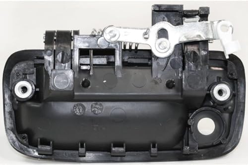 Front, Driver and Passenger Side Textured Black Exterior Door Handle, With Key Hole For 1995-2004 Toyota Tacoma