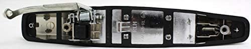 Rear, Driver Side Chrome Exterior Door Handle, Without Key Hole For 2007-2013 Chevrolet Silverado 1500 2500 3500HD