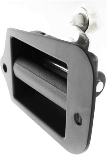 Rear, Driver Side Primed Interior Door Handle, Without Door Lock Hole For 1998 Isuzu Hombre / 1999-2003 Chevrolet S10 / GMC Sonoma